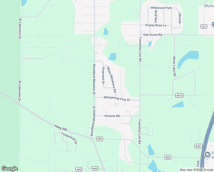 map of restaurants, bars, coffee shops, grocery stores, and more near 6002 Pinecrest Drive in Poplar Bluff