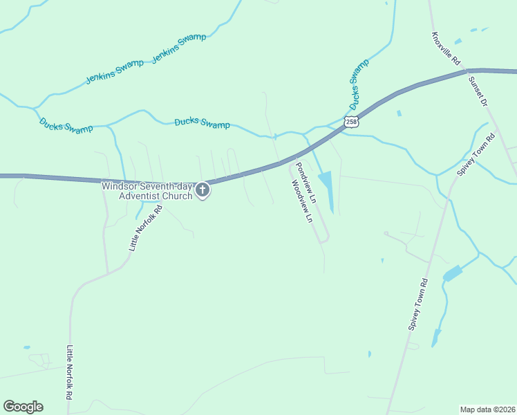 map of restaurants, bars, coffee shops, grocery stores, and more near 26255 Walters Highway in Windsor