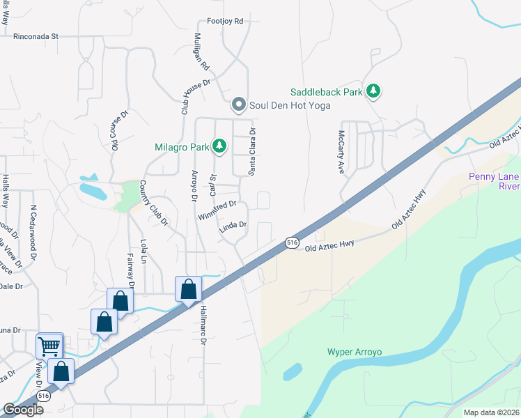 map of restaurants, bars, coffee shops, grocery stores, and more near 6905 Alyssa Court in Farmington