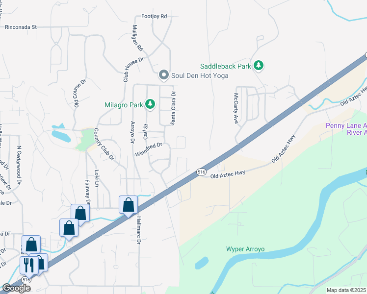 map of restaurants, bars, coffee shops, grocery stores, and more near 6925 Alyssa Court in Farmington