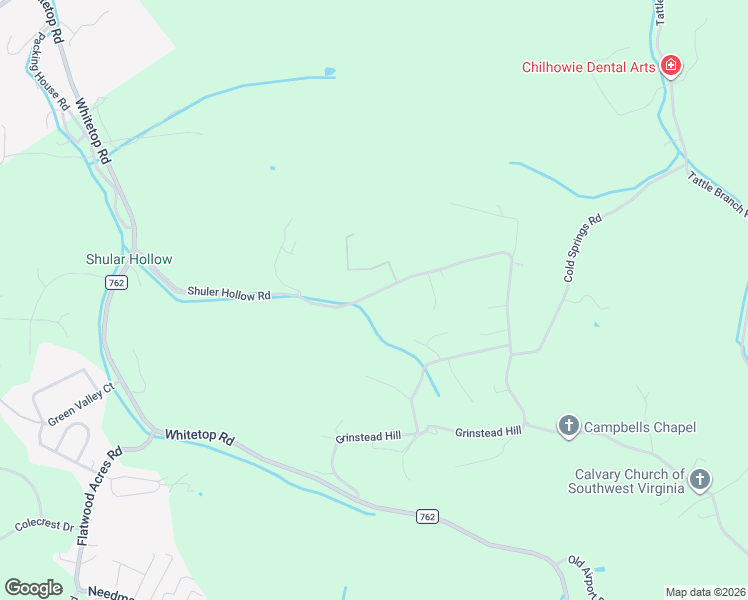 map of restaurants, bars, coffee shops, grocery stores, and more near 378 Shuler Hollow Road in Chilhowie