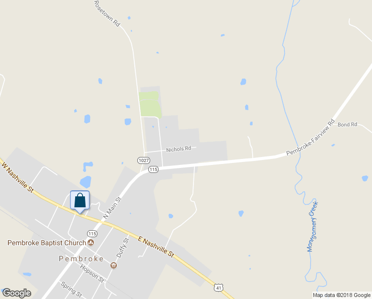 map of restaurants, bars, coffee shops, grocery stores, and more near 295 Nichols Road in Pembroke