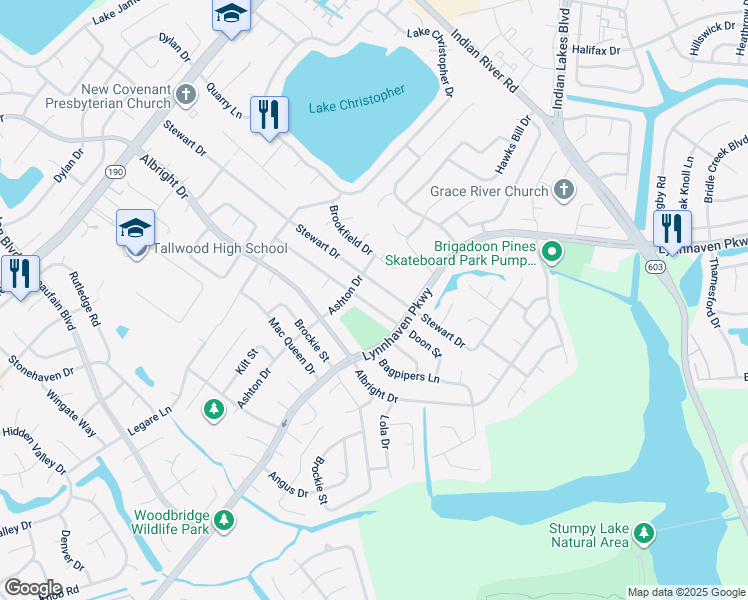 map of restaurants, bars, coffee shops, grocery stores, and more near 5420 Doon St in Virginia Beach