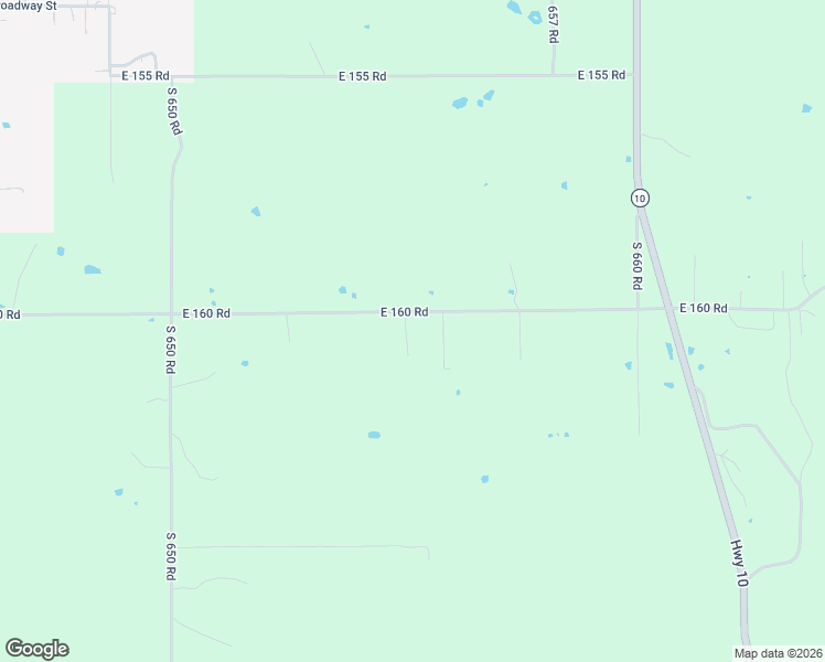 map of restaurants, bars, coffee shops, grocery stores, and more near 16046 South 655 Road in Wyandotte
