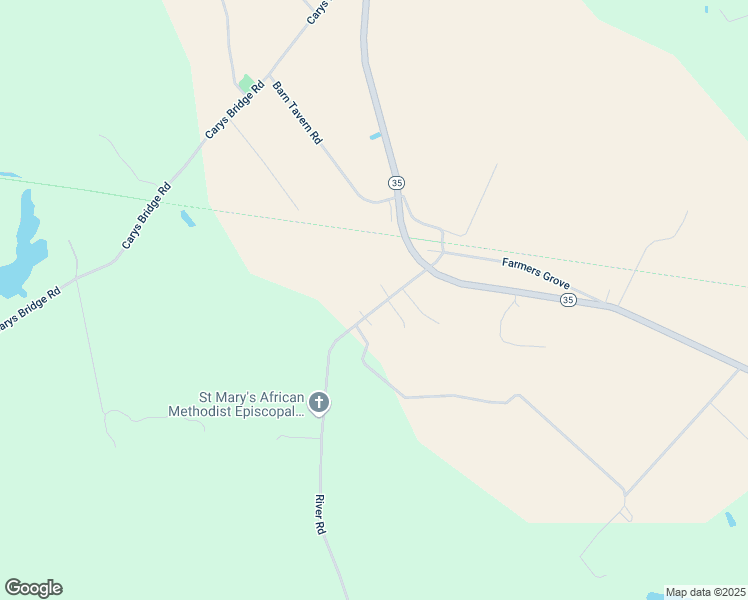 map of restaurants, bars, coffee shops, grocery stores, and more near 17360 River Road in Courtland