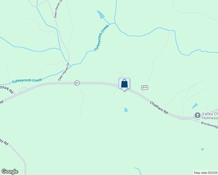 map of restaurants, bars, coffee shops, grocery stores, and more near 11054 Chatham Road in Axton