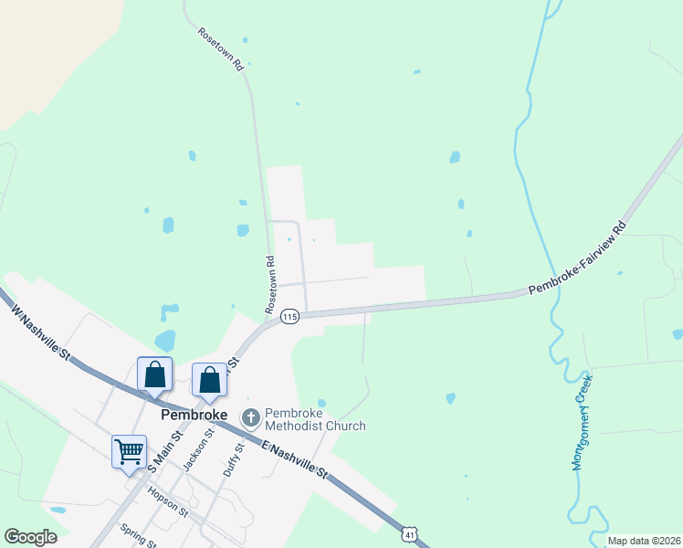 map of restaurants, bars, coffee shops, grocery stores, and more near 280 Nichols Road in Pembroke
