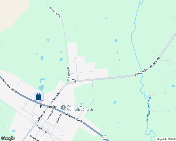 map of restaurants, bars, coffee shops, grocery stores, and more near 289-319 Nichols Road in Pembroke