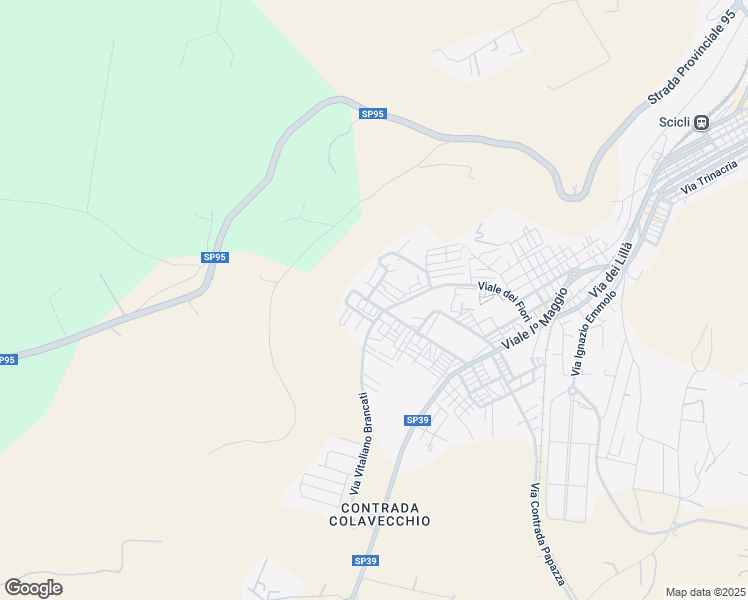 map of restaurants, bars, coffee shops, grocery stores, and more near 3 Via Palmiro Togliatti in Scicli