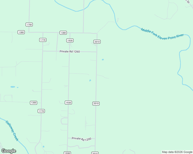 map of restaurants, bars, coffee shops, grocery stores, and more near 7356 County Road 2010 in West Plains