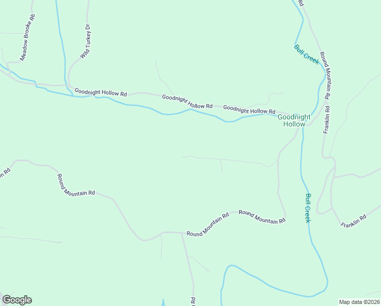 map of restaurants, bars, coffee shops, grocery stores, and more near 2167 Round Mountain Road in Walnut Shade