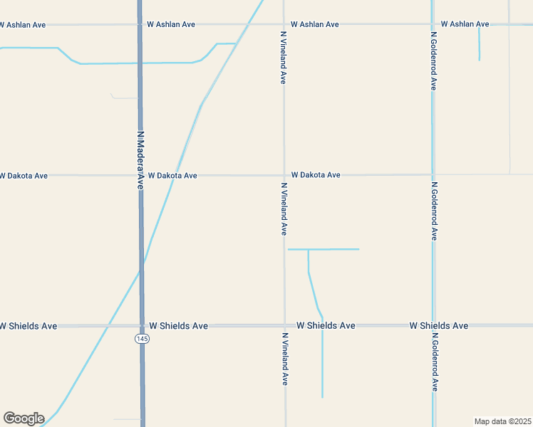 map of restaurants, bars, coffee shops, grocery stores, and more near 3465 North Vineland Avenue in Kerman