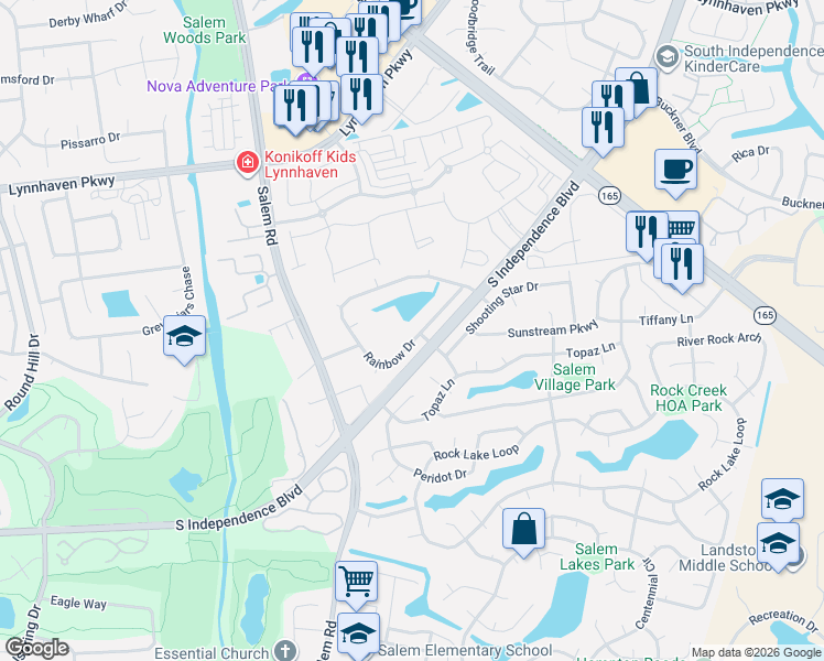 map of restaurants, bars, coffee shops, grocery stores, and more near 3956 Rainbow Drive in Virginia Beach