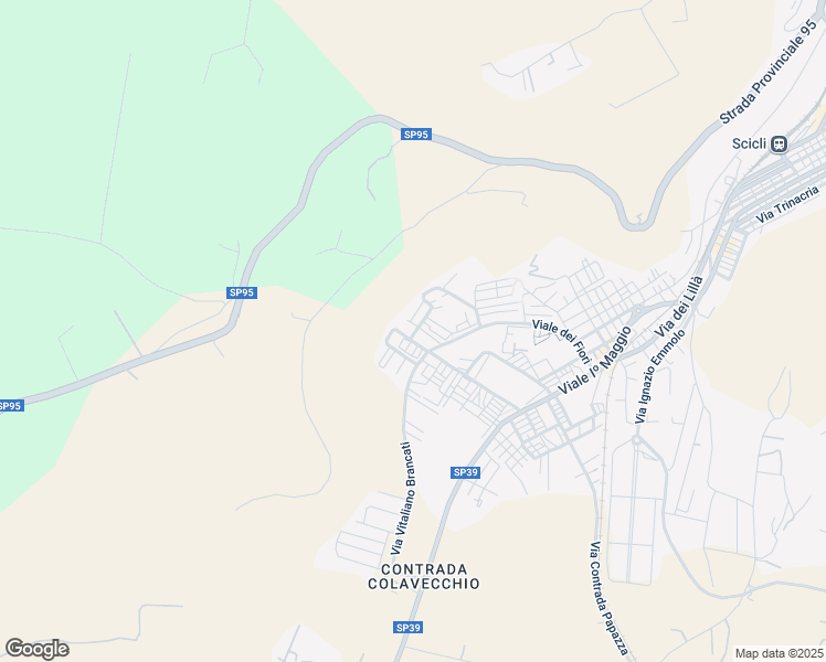 map of restaurants, bars, coffee shops, grocery stores, and more near 3 Via Palmiro Togliatti in Scicli