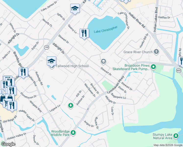 map of restaurants, bars, coffee shops, grocery stores, and more near 5459 Doon Street in Virginia Beach