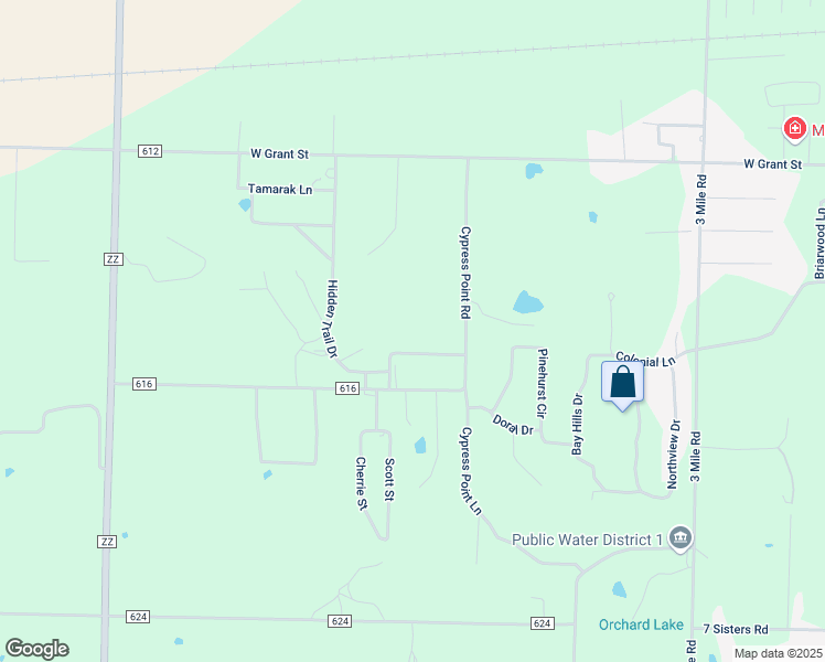 map of restaurants, bars, coffee shops, grocery stores, and more near 1311 West Kenton Road in Dexter