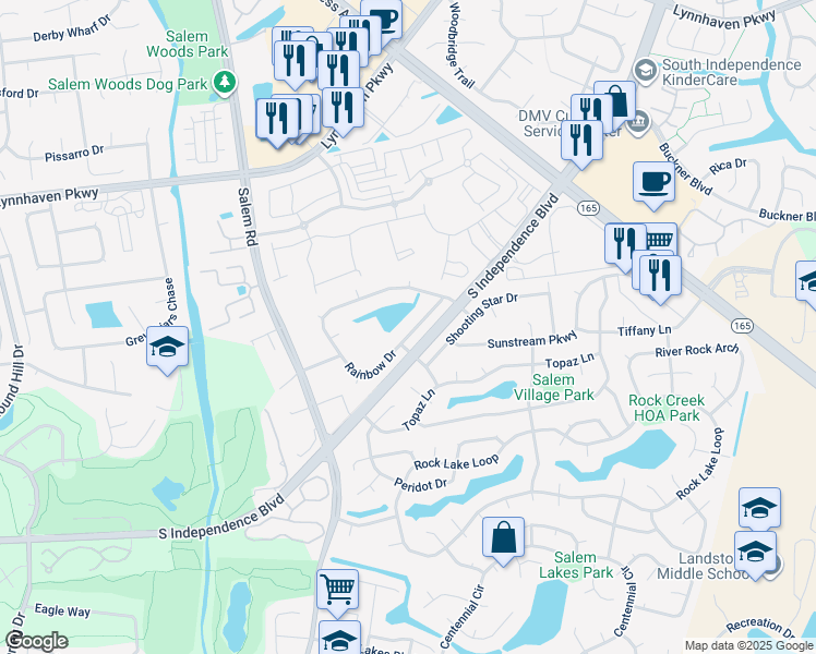 map of restaurants, bars, coffee shops, grocery stores, and more near 3948 Rainbow Drive in Virginia Beach