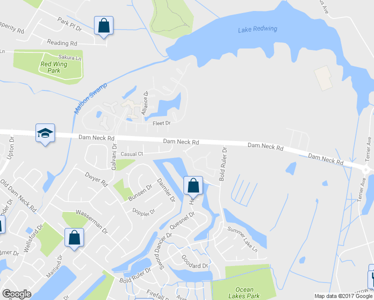 map of restaurants, bars, coffee shops, grocery stores, and more near 1610 Ocean Bay Drive in Virginia Beach