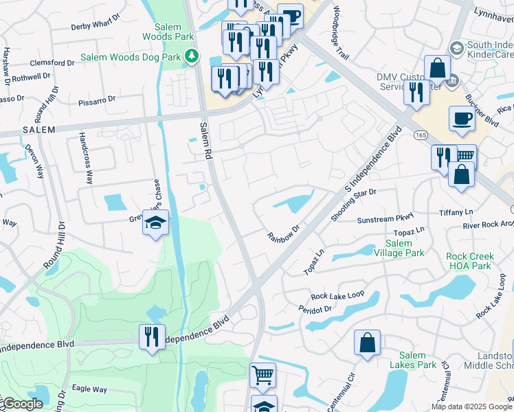 map of restaurants, bars, coffee shops, grocery stores, and more near 4088 Rainbow Drive in Virginia Beach