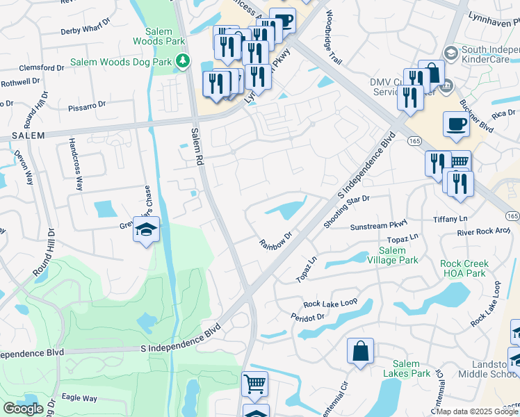 map of restaurants, bars, coffee shops, grocery stores, and more near 4108 Rainbow Drive in Virginia Beach