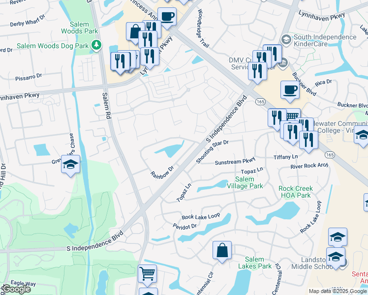 map of restaurants, bars, coffee shops, grocery stores, and more near 3928 Rainbow Drive in Virginia Beach