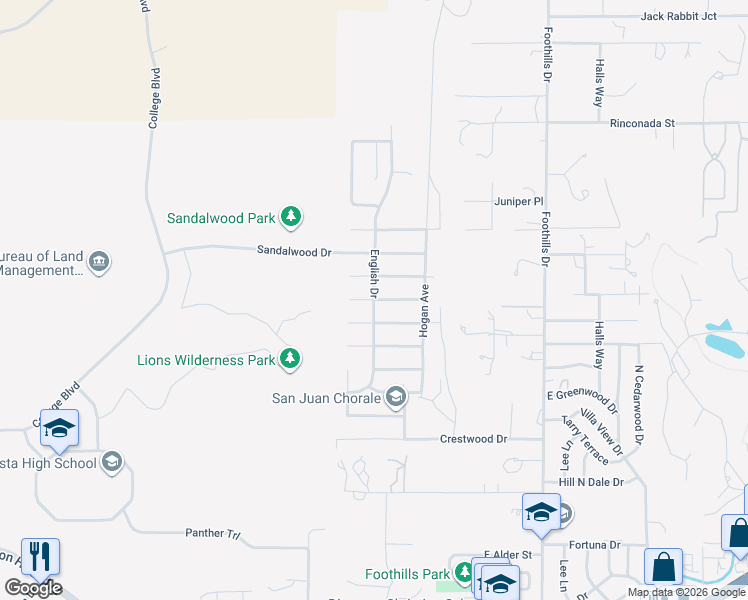 map of restaurants, bars, coffee shops, grocery stores, and more near 5000 Monteagle Drive in Farmington