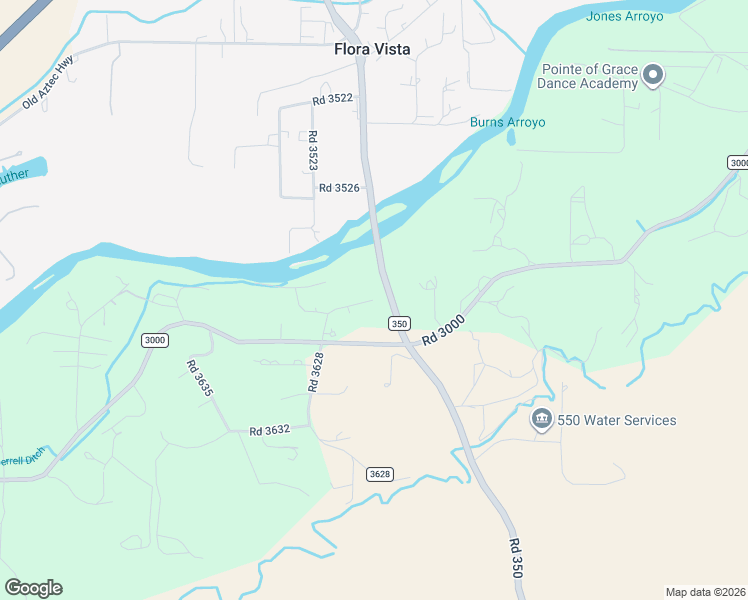 map of restaurants, bars, coffee shops, grocery stores, and more near 11 Road 3627 in Aztec