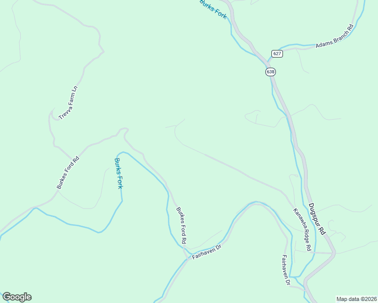 map of restaurants, bars, coffee shops, grocery stores, and more near Kanawha Ridge Road in Dugspur