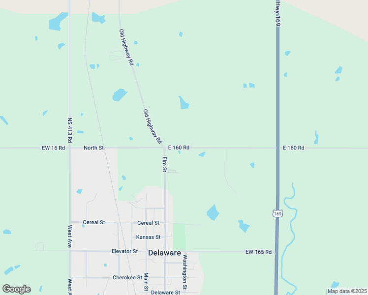 map of restaurants, bars, coffee shops, grocery stores, and more near East 160 Road in Delaware