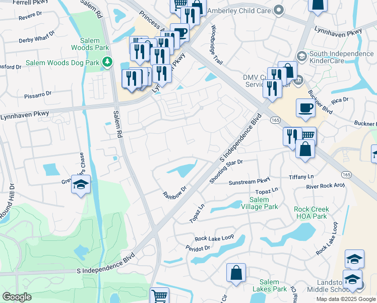map of restaurants, bars, coffee shops, grocery stores, and more near 1805 N Star Ct in Virginia Beach