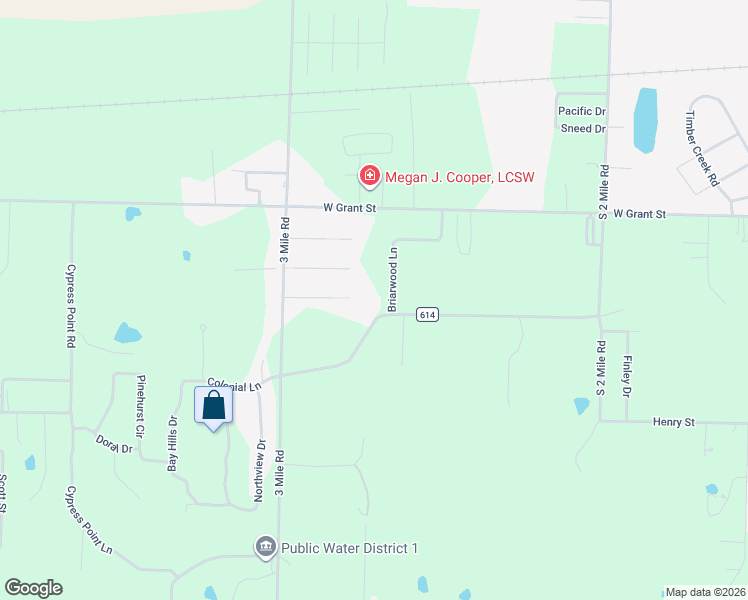 map of restaurants, bars, coffee shops, grocery stores, and more near 11755 Briarwood Lane in Dexter