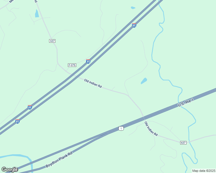 map of restaurants, bars, coffee shops, grocery stores, and more near 1217 Old Indian Road in Brodnax