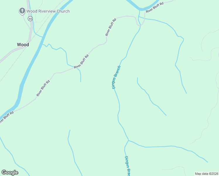 map of restaurants, bars, coffee shops, grocery stores, and more near 5119 River Bluff Road in Dungannon