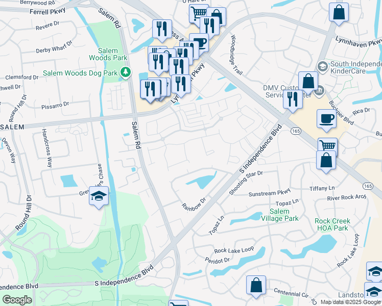 map of restaurants, bars, coffee shops, grocery stores, and more near 4157 Archstone Drive in Virginia Beach