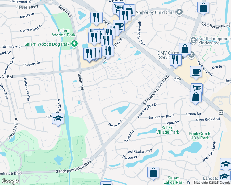 map of restaurants, bars, coffee shops, grocery stores, and more near 4212 Archstone Drive in Virginia Beach