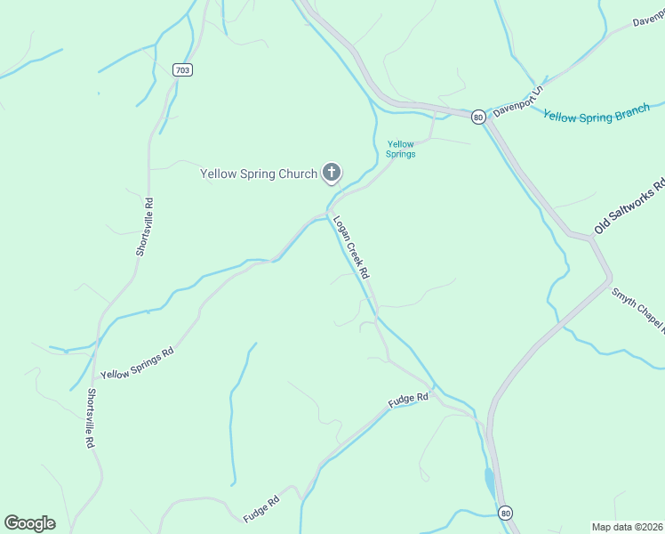 map of restaurants, bars, coffee shops, grocery stores, and more near 11204 Logan Creek Road in Meadowview