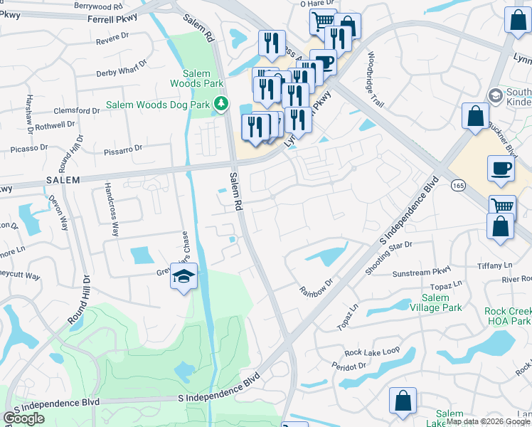 map of restaurants, bars, coffee shops, grocery stores, and more near 4212 Archstone Drive in Virginia Beach