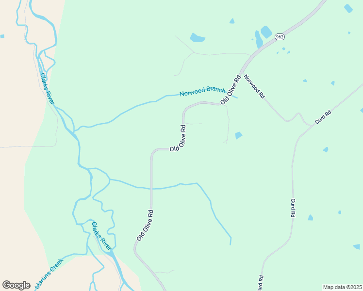 map of restaurants, bars, coffee shops, grocery stores, and more near Old Olive Road in Hardin