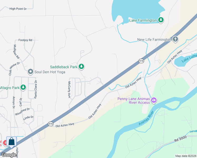 map of restaurants, bars, coffee shops, grocery stores, and more near 7506 Melbourne Place in Farmington