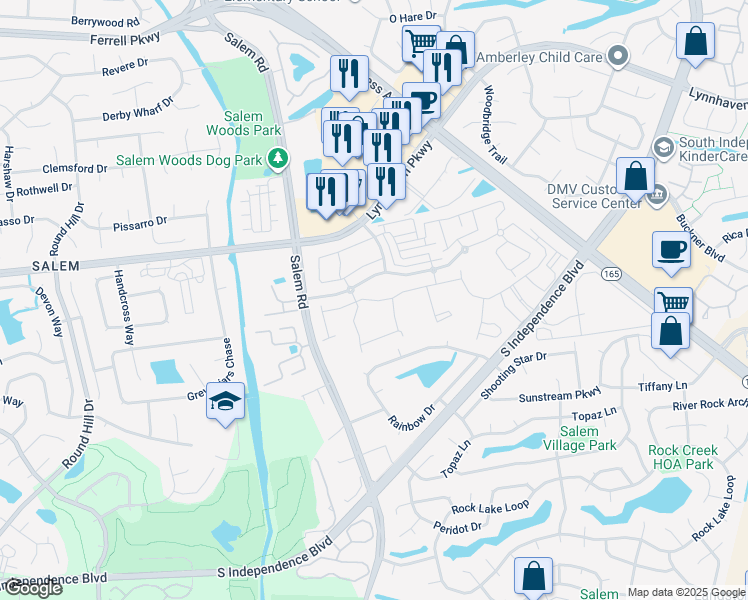 map of restaurants, bars, coffee shops, grocery stores, and more near 4157 Archstone Drive in Virginia Beach
