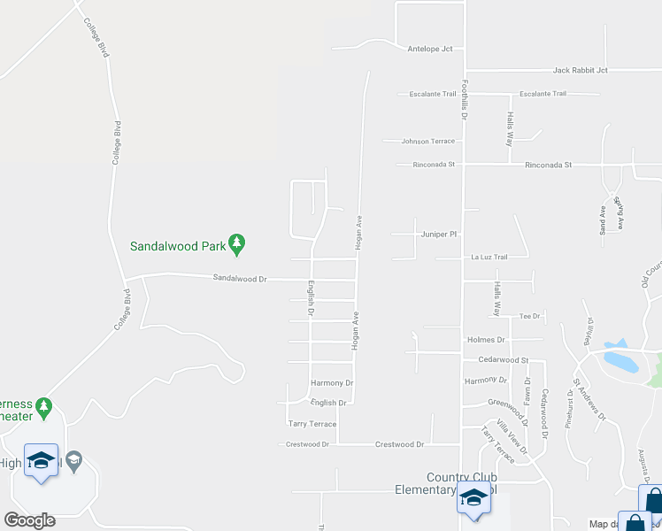map of restaurants, bars, coffee shops, grocery stores, and more near 5005 East Pine Croft Drive in Farmington