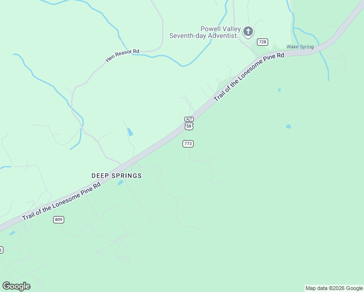 map of restaurants, bars, coffee shops, grocery stores, and more near 51972 Veterans Memorial Highway in Big Stone Gap