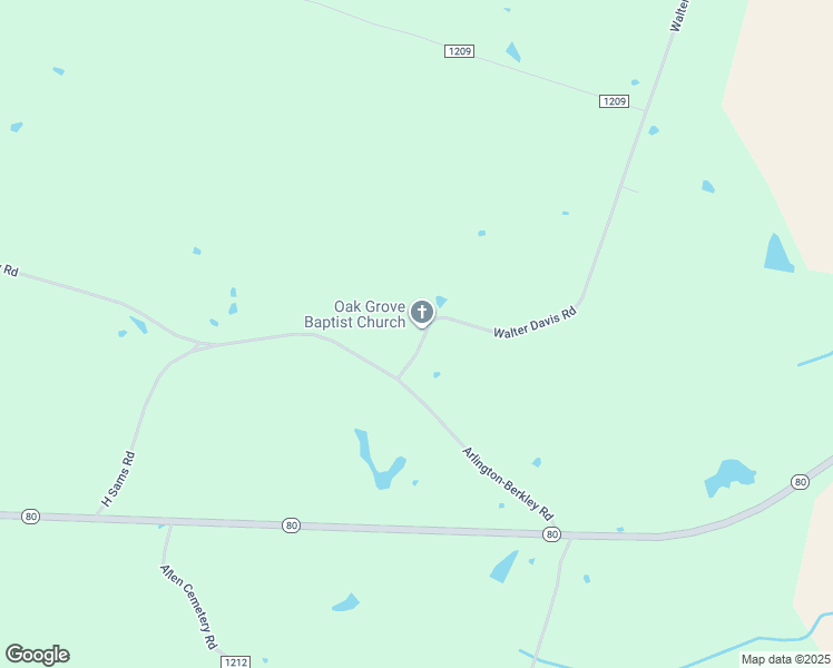 map of restaurants, bars, coffee shops, grocery stores, and more near Walter Davis Road in Carlisle County