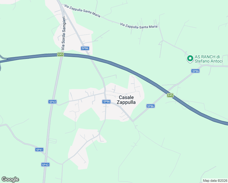 map of restaurants, bars, coffee shops, grocery stores, and more near 1a Via Vanella 39 in Zappulla