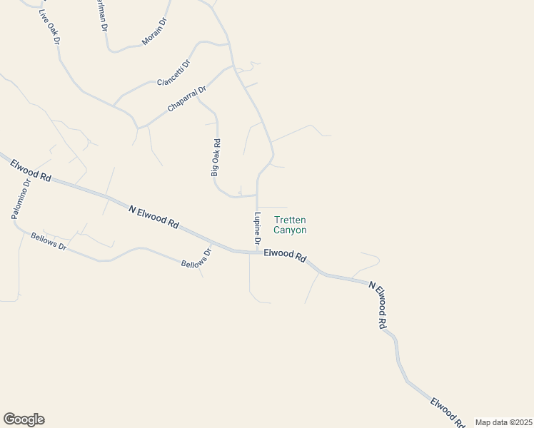 map of restaurants, bars, coffee shops, grocery stores, and more near 5936 Lupine Drive in Sanger