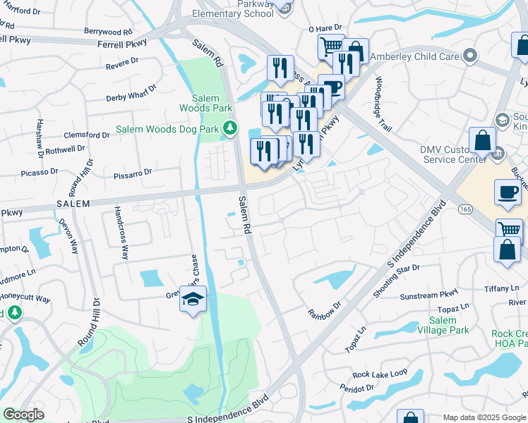 map of restaurants, bars, coffee shops, grocery stores, and more near 4405 Turnworth Arch in Virginia Beach