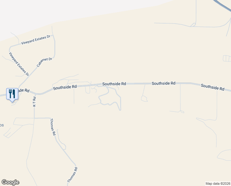 map of restaurants, bars, coffee shops, grocery stores, and more near 7250 Southside Road in Hollister