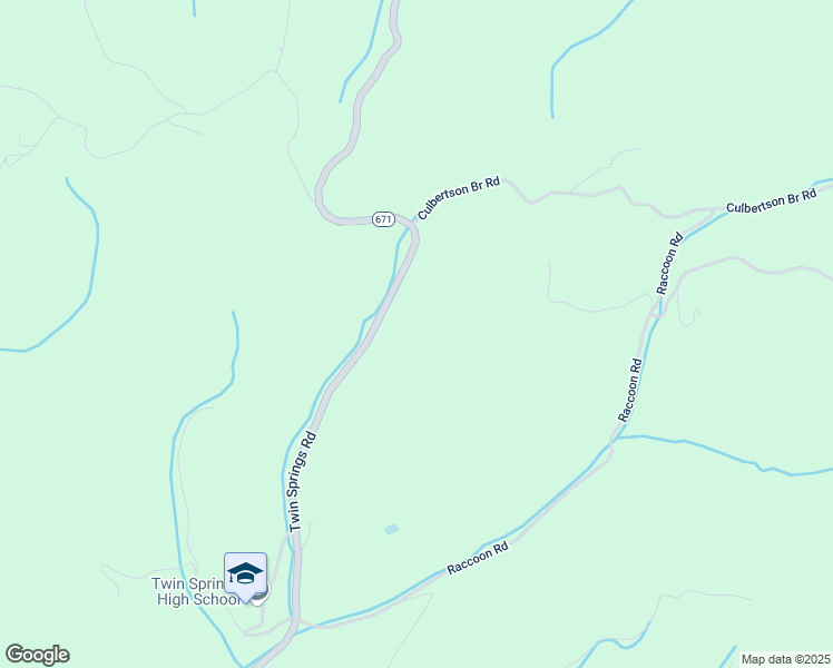 map of restaurants, bars, coffee shops, grocery stores, and more near 4715 Twin Springs Road in Nickelsville
