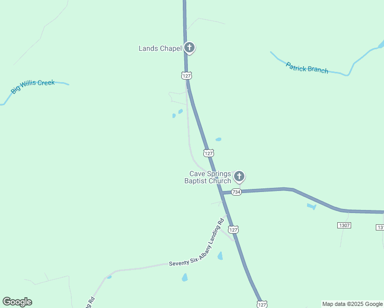 map of restaurants, bars, coffee shops, grocery stores, and more near Irwin Daniels Road in Albany