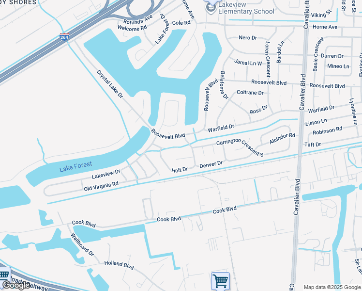 map of restaurants, bars, coffee shops, grocery stores, and more near 1400 Gort Court in Portsmouth